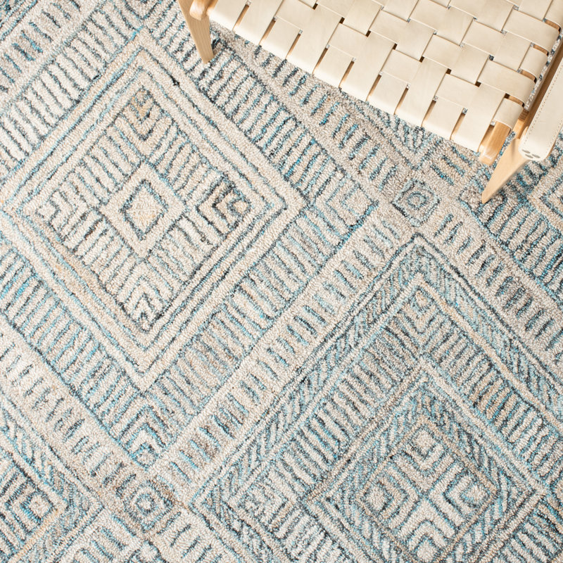 Marquee Hand Tufted Performance Geometric Rug, Rectangle 3' x 5'