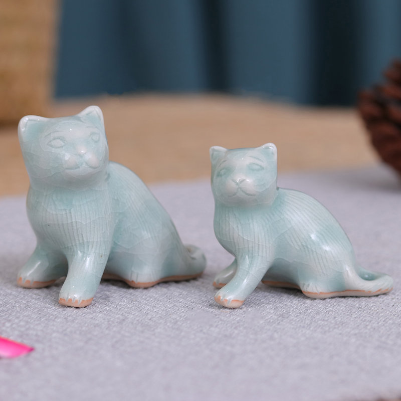 Ensemble de 2 figurines et sculptures Rolisha