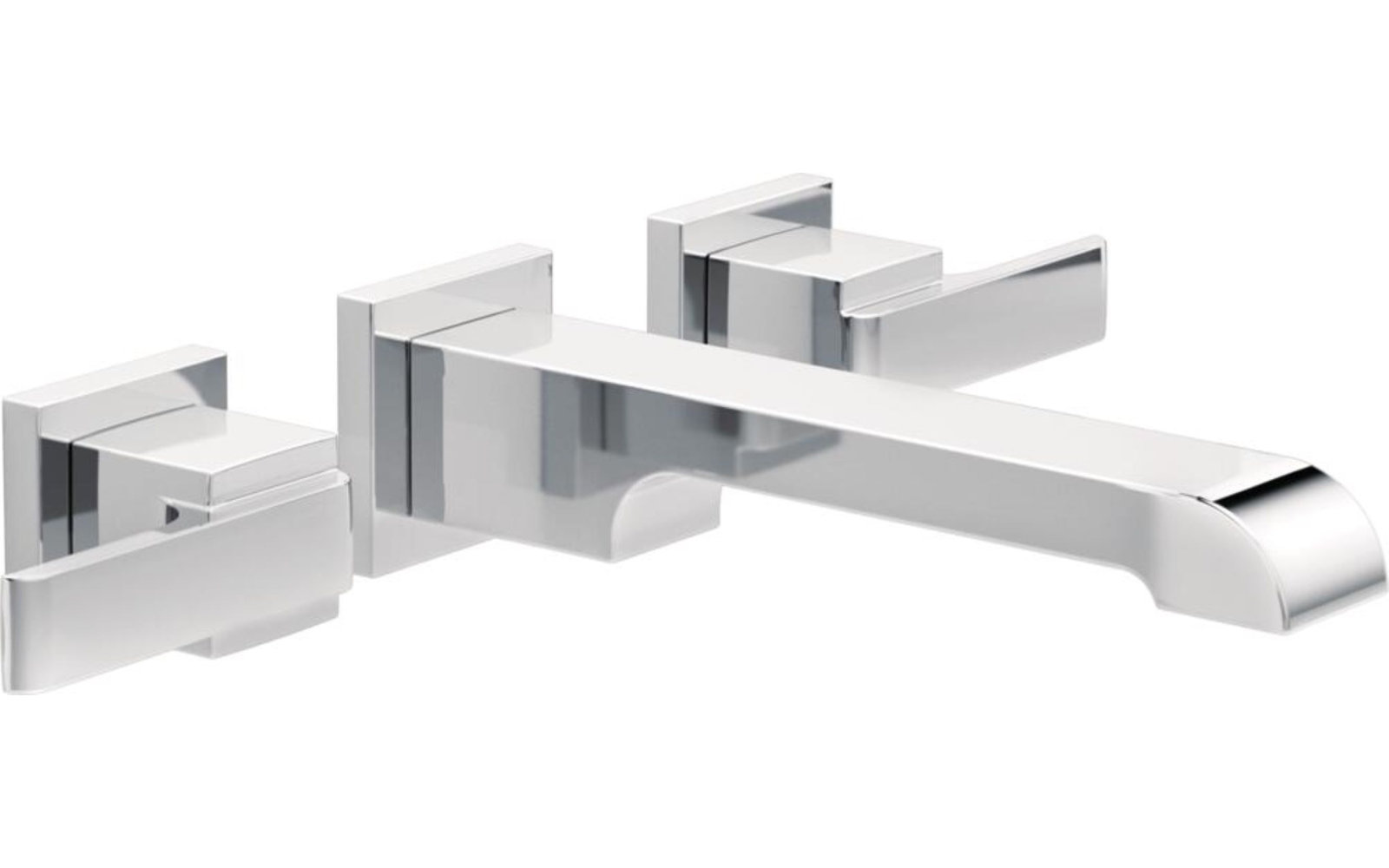 Ara Wall Mounted Bathroom Faucet, Chrome