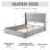 Braya Hydraulic Lift Up Storage Upholstered Platform Bed
