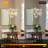 7-Light 23.6'' Dimmable Modern Gold Tree Branch Chandelier with Ceramic Ginkgo Leaf