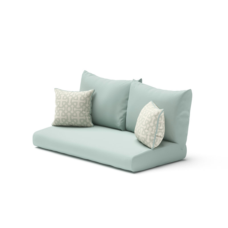 Housse de coussin d'intérieur Sunbrella, Sunbrella® bleu spa