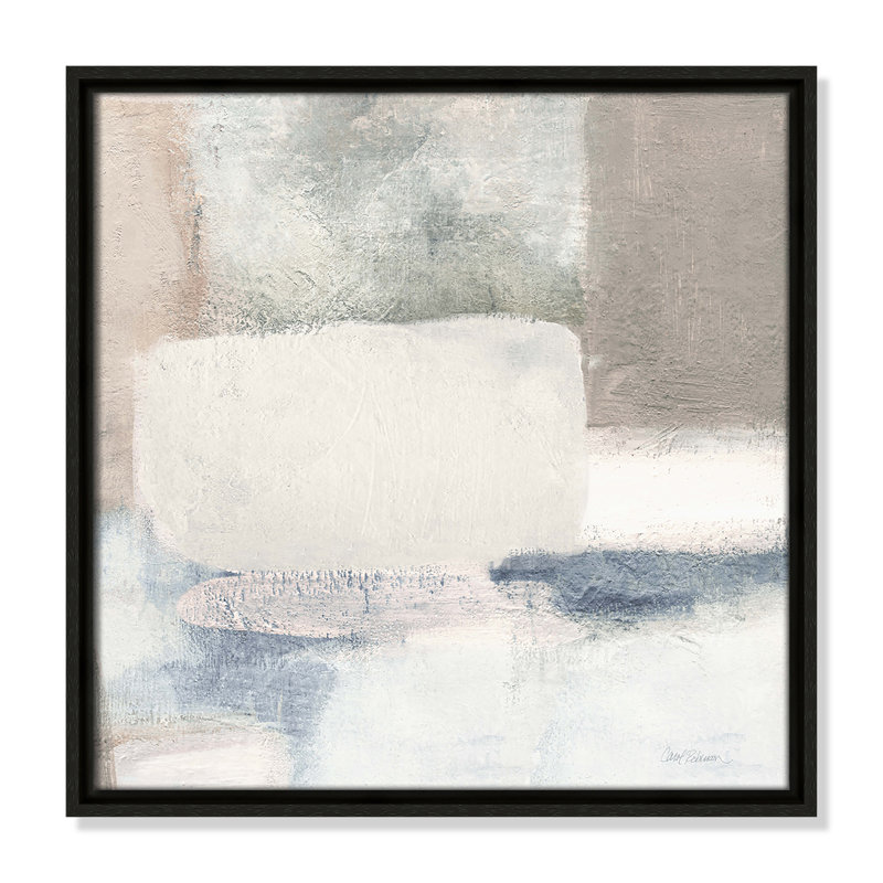 Lucas - Toile à cadre flottant, L 17,5 po x H 17,5 po, Espresso