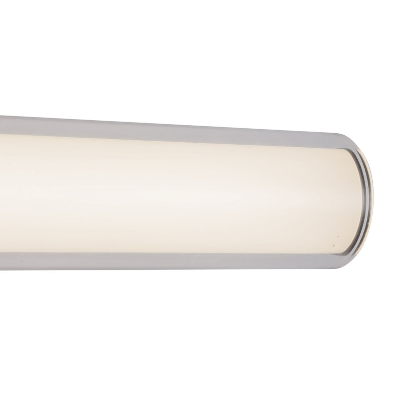 Tole 36-in Black dimmable LED Wall Sconce, Matte Black