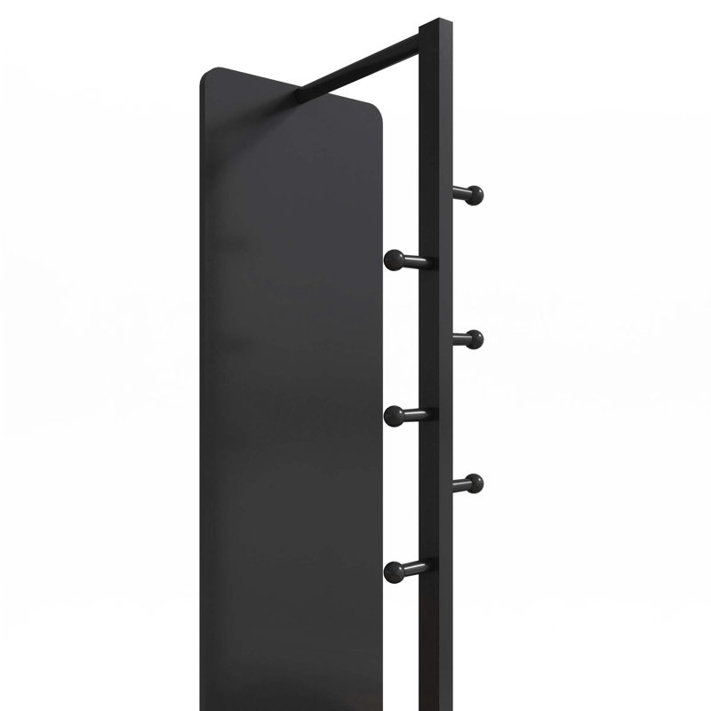 Miroir pleine grandeur, Noir, 65.75" H x 17.72" W