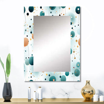 Motif à pois Bronna Mystic Enchantment - Miroir mural décoratif à pois