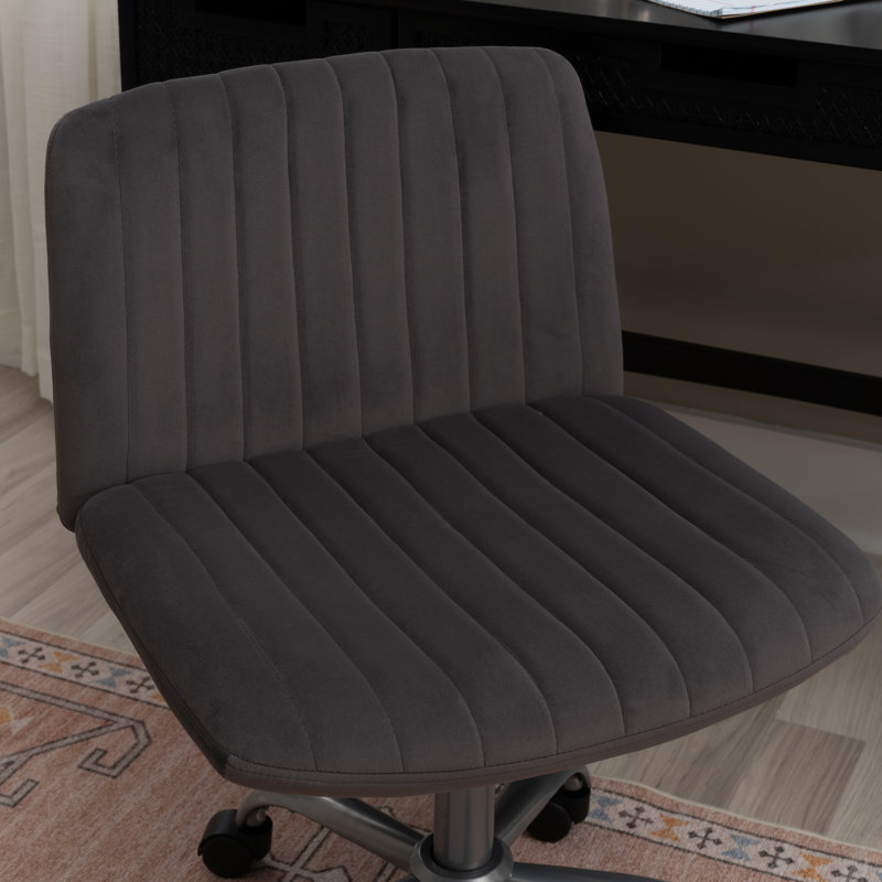 Morency Swivel Office Chair, Gray