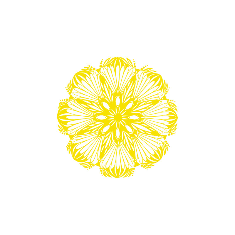 Religious & Spiritual Non-Wall Damaging Wall Decal, Yellow