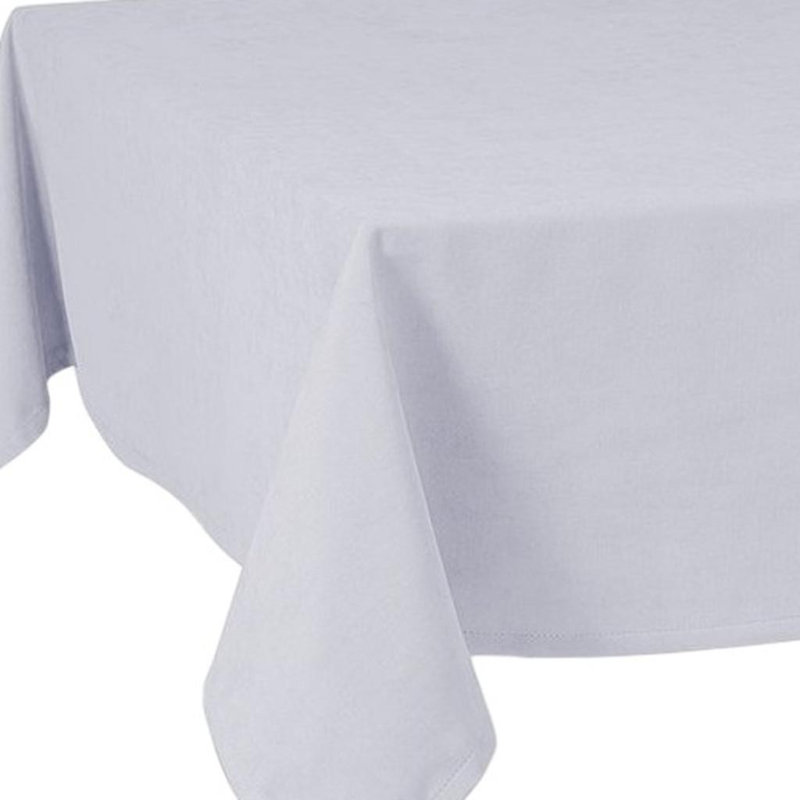 55" X 120" Gray Polyester Tablecloth, 120" L x 55" W, Gray