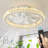 19.68" - Dimmable Led Crystal Ceiling Fan With Led Lights-565190399