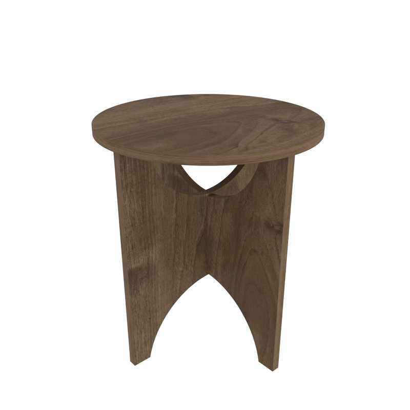 Merit Side End Table , Dark Brown
