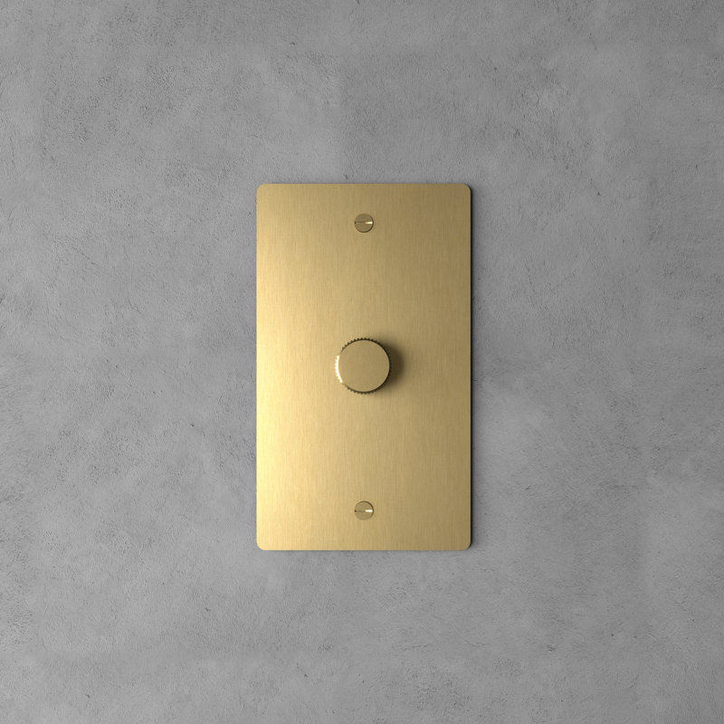 Ozarke Brass Dimmer Switch, Brass