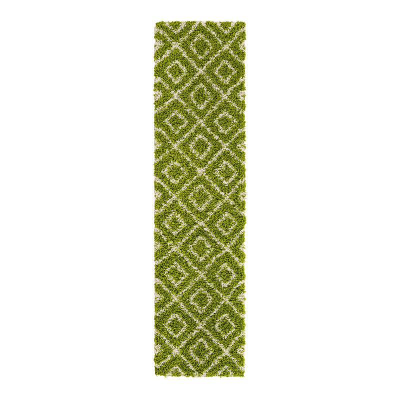 Geometric Indoor Rug, Runner 2' x 8'