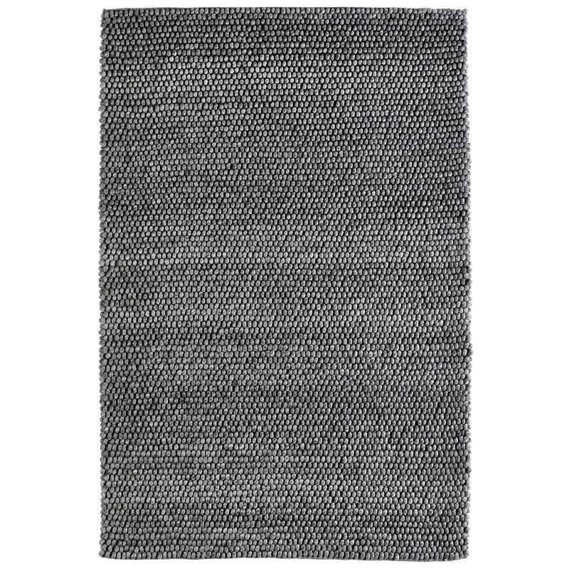 Loft Geometric Handmade Area Rug, Rectangular 200 x 290cm, Graphite