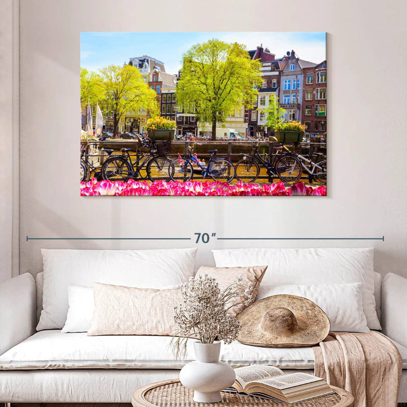 Sireci Amsterdam Bridge Scenery, 32" H x 48" W