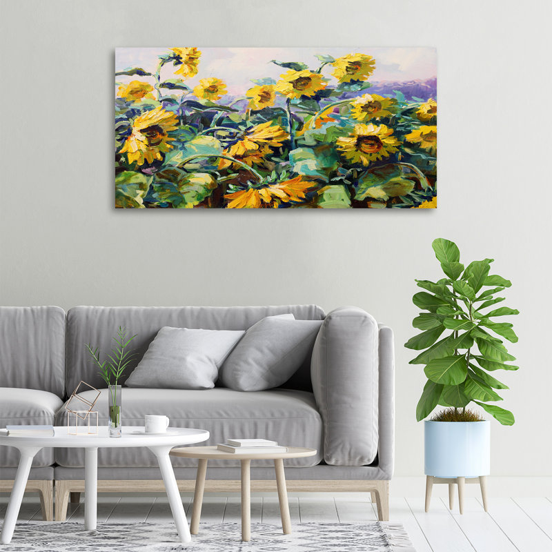 Sunflowers - No Frame Print on Canvas