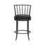 Tabouret de bar pivotant à hauteur de comptoir Vince-1435188291-1435188302