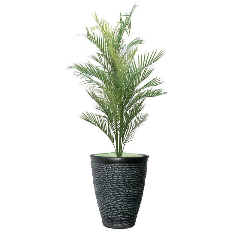 Palmier fluorescent haut de 48 po (lueur dans le noir) avec pot de fleurs Panama