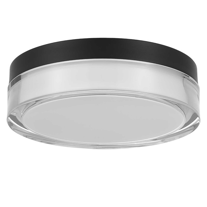 9-Inch Integrated LED Flush Mount, Black