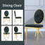 Chaise d'appoint en velours Bilgarrie King Louis