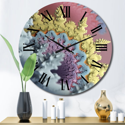 Horloge murale Daleth - Fractals