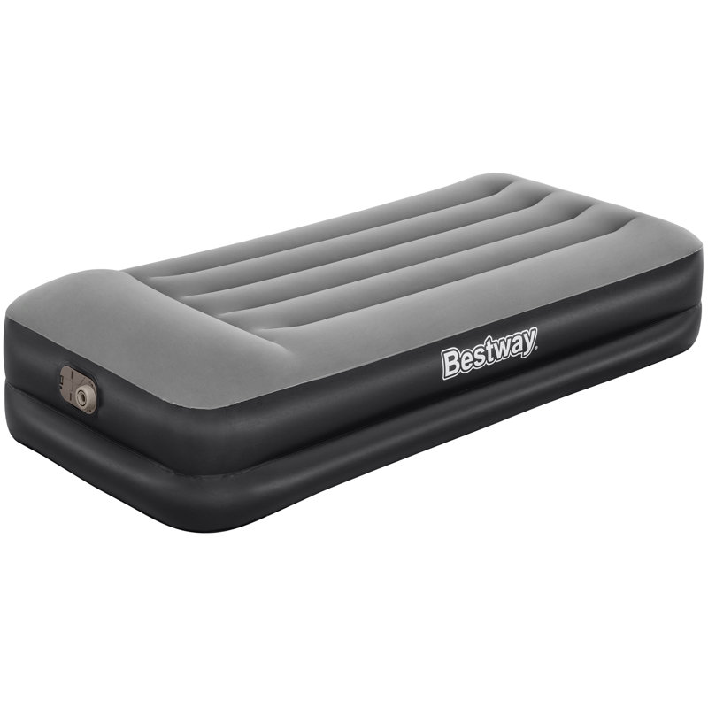 Matelas gonflable avec pompe intégrée, Simple, Noir