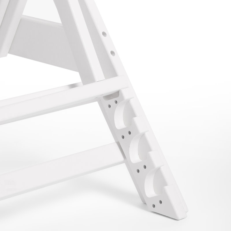 Ensemble de 3 chaises longues inclinables Laguna, Blanc