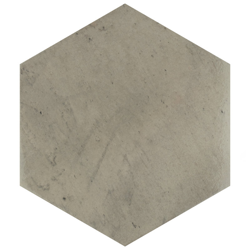 Carreau de mur et de sol en porcelaine de 7 po x 8 po Capri, Fumo