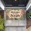 Tapis de porte d'extérieur Welcome To Our Jungle, par Darlene Seale, 18 po x 30 po
