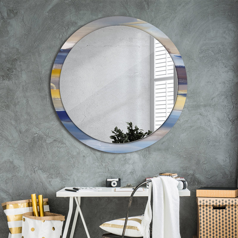 Huldar Glass Flat Wall Mirror