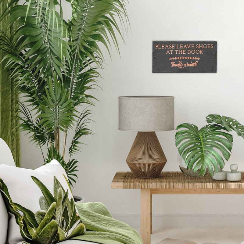 Thanks A Bunch 2-Line Personalized Etched Wall Slate Sign, Copper, Yes