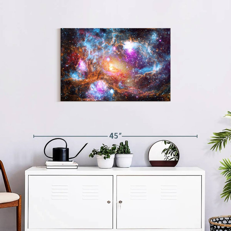 Oberle Cosmic Galaxies, 20" H x 30" W