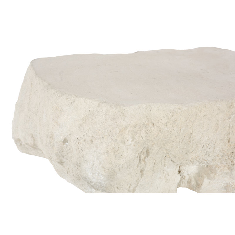 White Stone Coffee Table, Roman Stone