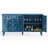 Traditional 61'' W Sideboard with LED Light and Cable Management and Adjustable Shelves-429647195