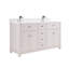 60" Finish Solid Wood Sink Vanity With 1' Artificial Stone Top-536284928-536284938