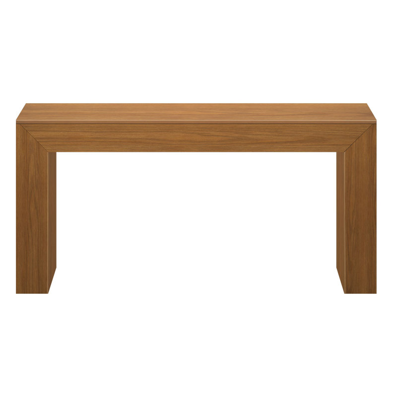Jesleen Grande Console Table, Pecan, 32" H x 66" W x 12" D