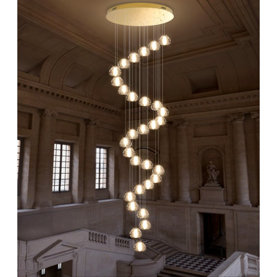 14 - Light Dome Crystal Chandelier