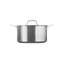 Le Creuset Essential Stainless Steel Deep Round Stockpot, 6.25 Qt.