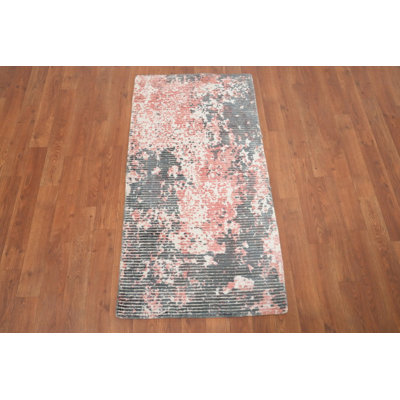 Tapis moderne moderne à motif abstrait 2 x 4
