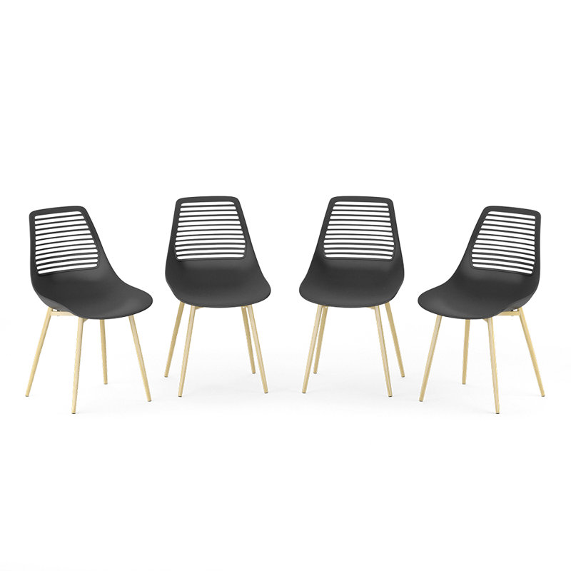 Outdoor Patio Dining Side Chair, Brown