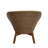 Peacock Solid Wood Patio Dining Armchair with Cushion-56178190-56109776