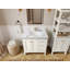 Nashville X P 22 po Meuble-lavabo central en albâtre-112686354-112686367