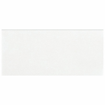 Carreau de céramique bullnose blanc mat 8 po x 4 po Twenties