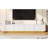 Luxury Fluted TV Stand for TVs Up to 85", Faux Marble Top, 4-Drawer Media Console, Curved Design, Gold Base, Modern Entertainment Center for Living Room-60205208