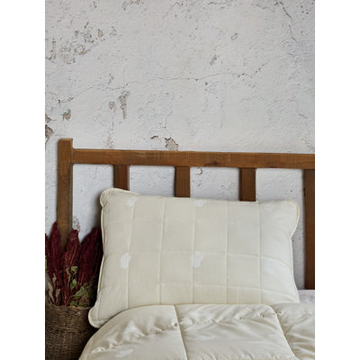 Oreiller en coton écru de qualité supérieure, 19,7 po x 27,6 po | Rembourrage luxueux en laine, 35,3 oz | Lavable à la machine à 86 ° F | Doux, hypoallergénique et confortable pour un sommeil réparateur | Parfait pour la maison et le bureau