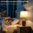 23.8"Ceramic Table Lamp Touch Control Bedside Lamp-20172912