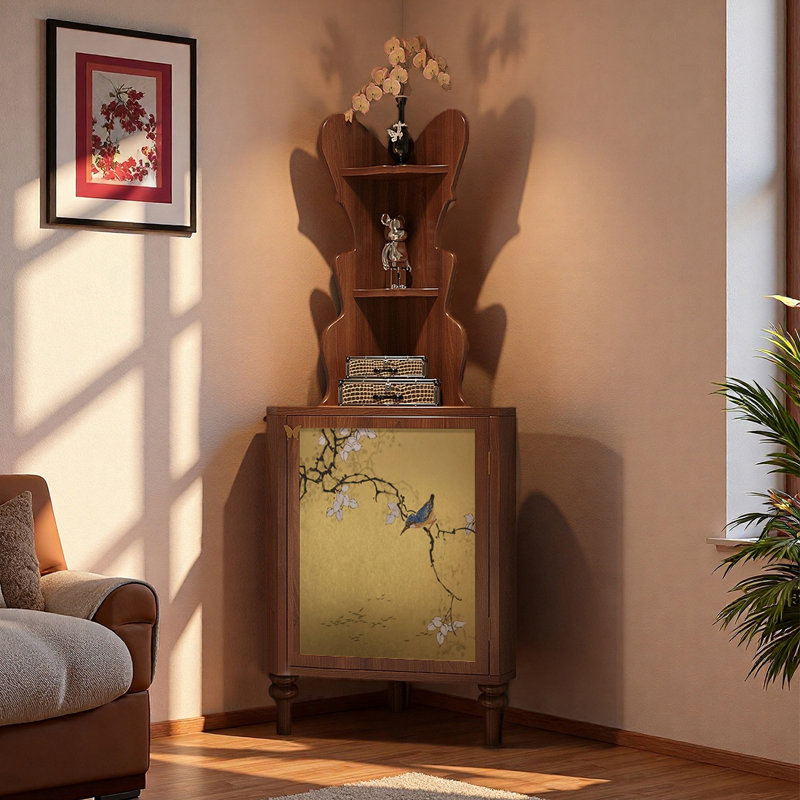 Armoire de coin en bois Modern Creative