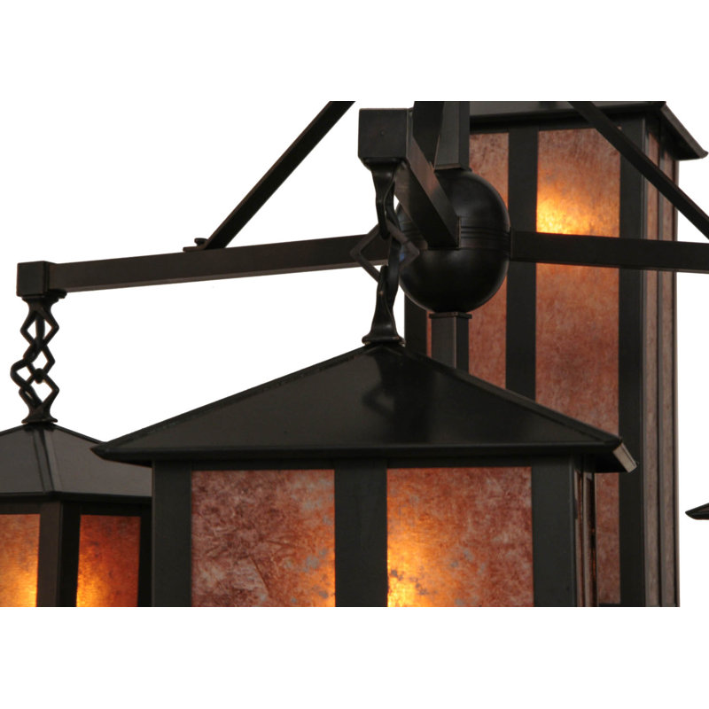 Lustre à 7 lumières de style lanterne Hosey