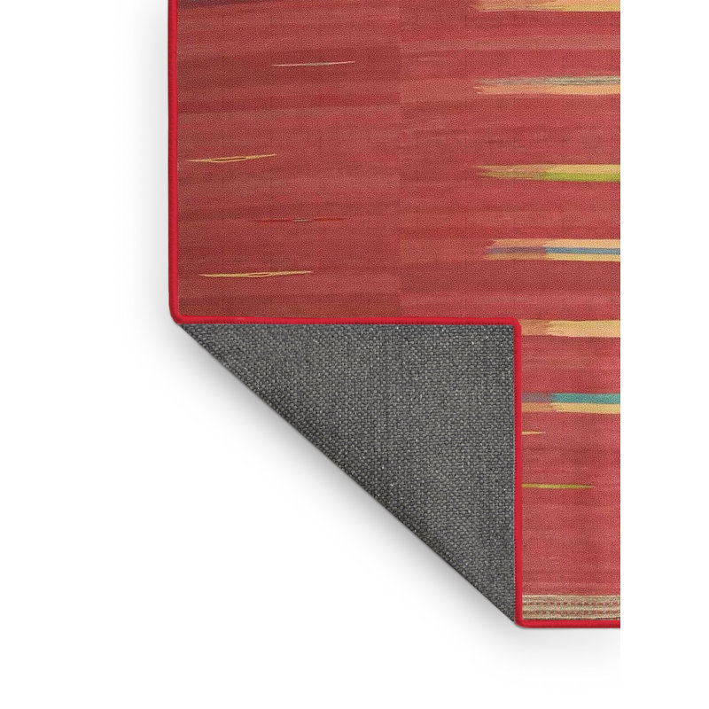 Tapis à aire brune contemporaine, Rectangle 4 pi x 6 pi