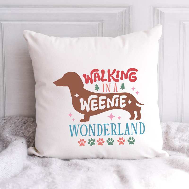 Coussin ChristmasDog-16, 14 po x 14 po